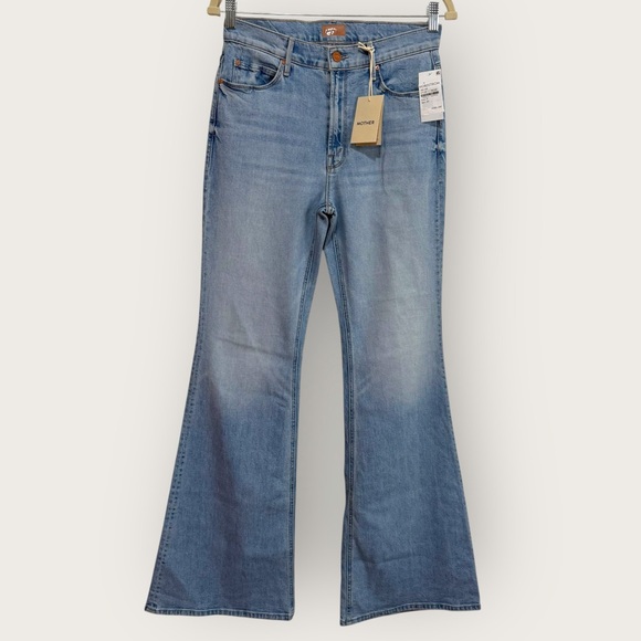 NWT MOTHER The Doozy High-Rise Flare Jeans Women's 29 Blue Let's Get It Together - Picture 3 of 16